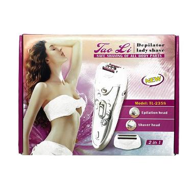 TOKUNIKU Depilator Lady Shave 2358 Pencukur Bulu Khusus Wanita [2 in 1]