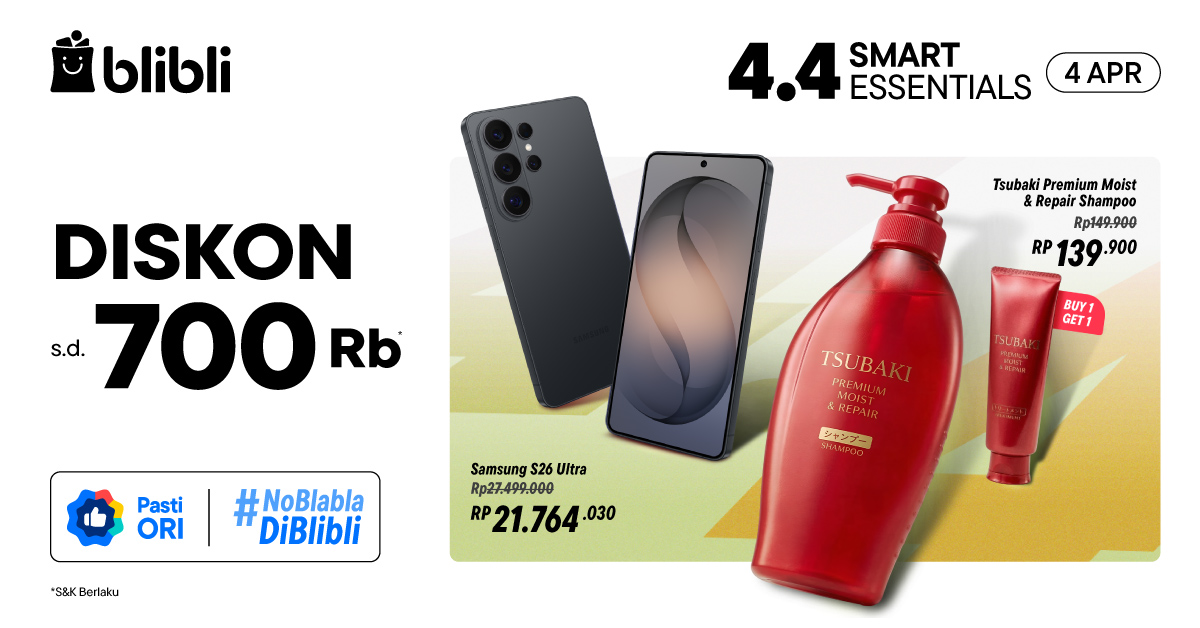Promo 4.4 Sale April Blibli