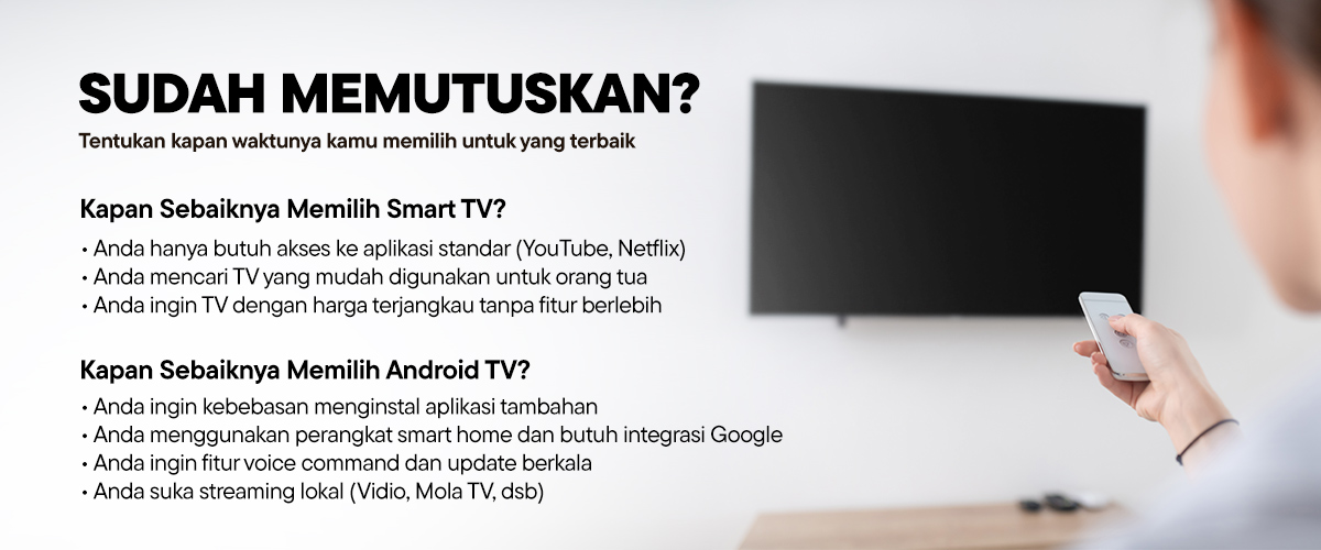 yang cocok pilihan tv nya