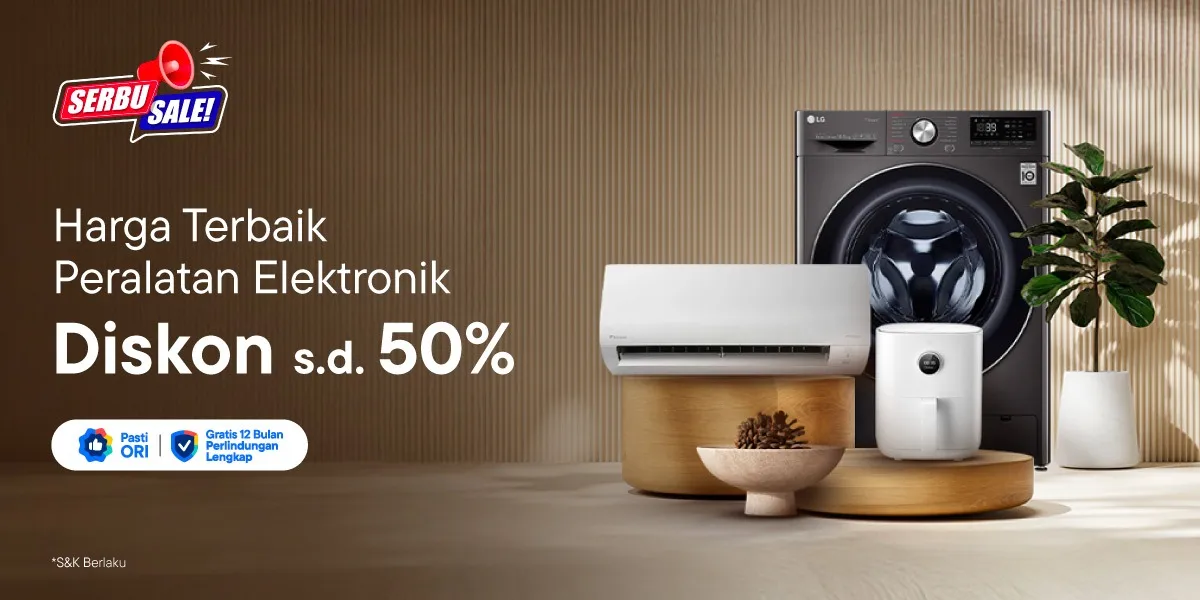 Promo Clearance Sale Elektronik Hemat di Blibli