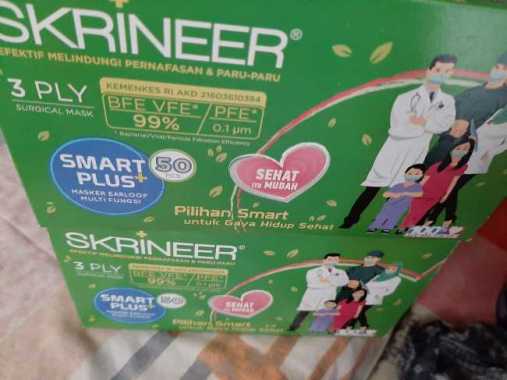 â Skrineer Smart Plu s Mask Earloop Green Masker Medis