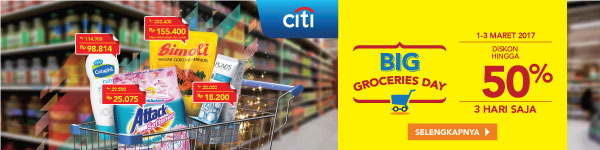 Big Groceries Day Diskon Hingga 50%