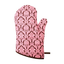 Prima Decor KITCHEN GLOVE - DAMASK PINK