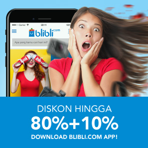 Download Blibli.com App Diskon Hingga 80% + 10%