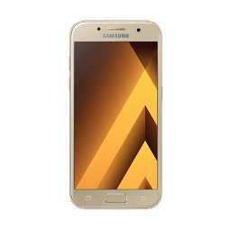 Regular - Samsung Galaxy A5 SM-A520 Smartphone - Gold [2017 NEW EDITION] + Free JBL Clip 2