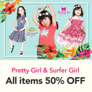 Pretty Girl & Surfer Girl All Items 50% OFF