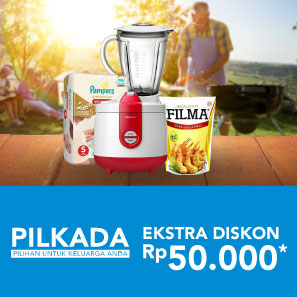PILKADA Ekstra Diskon Rp50.000