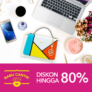 Rabu Cantik Diskon Hingga 80%