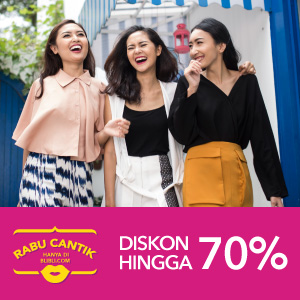 Rabu Cantik Diskon Hingga 70%