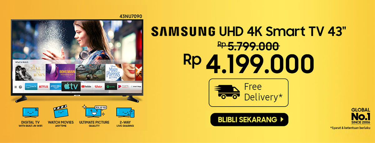 Samsung UHD 4K 43 inch
