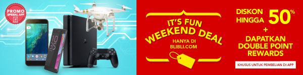 It's Fun Weekend Deal Diskon Hingga 50%