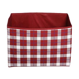 FUNIKA 11145 RD Motif Kotak-Kotak Rak Serabaguna - Merah