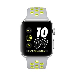 Apple Watch Nike+ 38mm Sport MNYP2 Smartwatch - Silver Volt