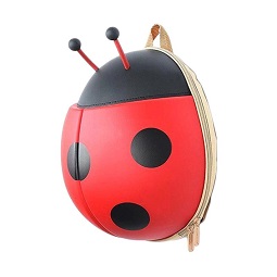 J&J Kids Ladybug Backpack - Red