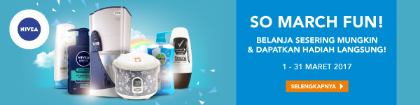 So March Fun! Belanja Sesering Mungkin & Dapatkan Hadiah Langsung!