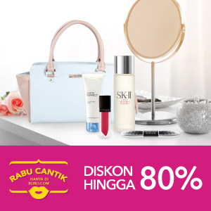 Rabu Cantik Diskon Hingga 80%
