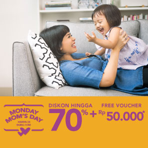 Monday Mom's Day Diskon Hingga 70% + Free Voucher Rp50.000*