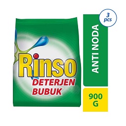 Rinso Deterjen Bubuk Anti Noda [900 g/3 pcs]