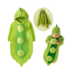Melvieshop Kacang Polong Green Kostum Anak