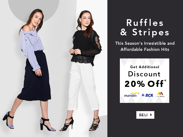Ruffle & Stripes Get Additional Discount 20% Off*