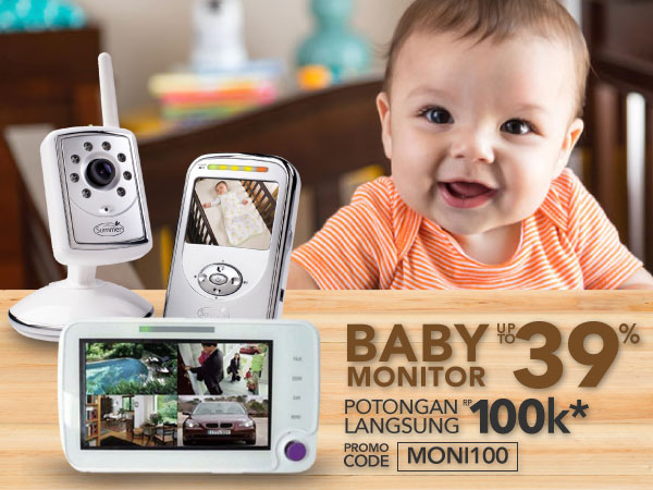 Baby Monitor Up To 39% Potongan Langsung Rp100k*