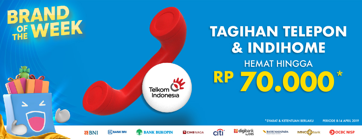 Tagihan Telepon Indihome Diskon Hingga 70ribu Blibli Com