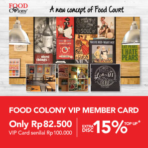 Food Colony VIP Member Card 