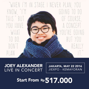 Joey Alexander Live in Concert Start From Rp517.000