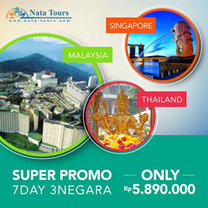 Super Promo 7 Day 3 Negara Hanya Rp5,8 jutaan!