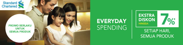 Standard Chartered Everyday Spending - Ekstra Diskon 7% 