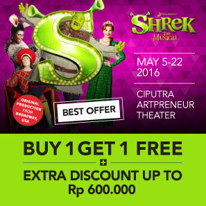 Shrek Best Offer Buy 1 Get 1 Free + EXTRA Disc Up To Rp600.000!