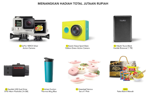 Menangkan Hadiah Total Jutaan Rupiah!