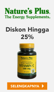 Nature's Plus Supplements Diskon Hingga 25%