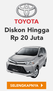 Toyota Diskon Hingga Rp20 Juta