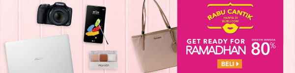 Get Ready For Ramadhan - Rabu Cantik Diskon Hingga 80%!