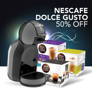 Nescafe Dulce Gusto 50% Off