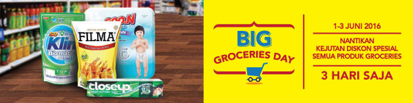 Nantikan Big Groceries, 1-3 Juni 2016