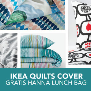 Ikea Quilts Cover Gratis Lunch Bag