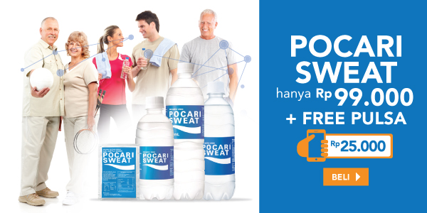 Pocari FREE Pulsa Rp25.000