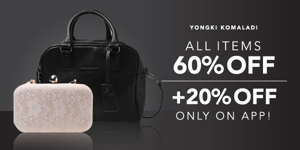 Yongki Komaladi All Item 60% Off