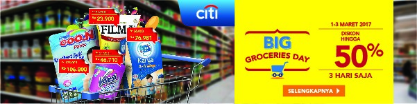 Big Groceries Day Diskon Hingga 50%