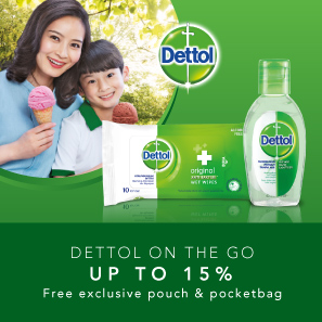 Dettol On The Go Up To 15%