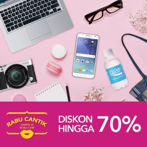 Rabu Cantik Diskon Hingga 70%