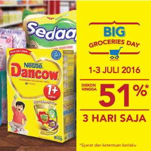 Big Groceries Day Diskon Hingga 51% Hanya 3 Hari Saja