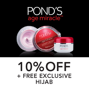 POND'S Age Miracle 10% OFF + Free Exclusive Hijab