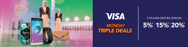 Visa Monday Triple Deals Diskon Hingga 20%