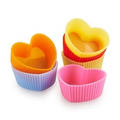 CH Heart Shape Muffin Cups