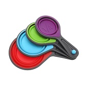 Cooks Habit Sets Silicone Measuring Cup 4 Pcs