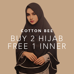Cotton Bee Buy 2 Hijab Free 1 Inner