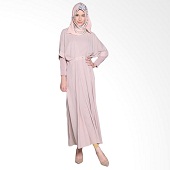 Ria Miranda Mora Dress Muslim Dusty Pink